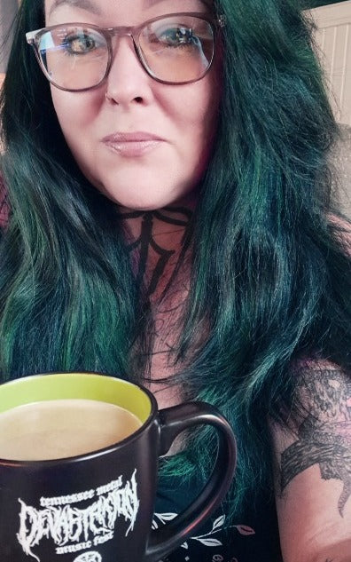 2025 Fest Bistro Mugs Ceramic Green and Black 16 oz.