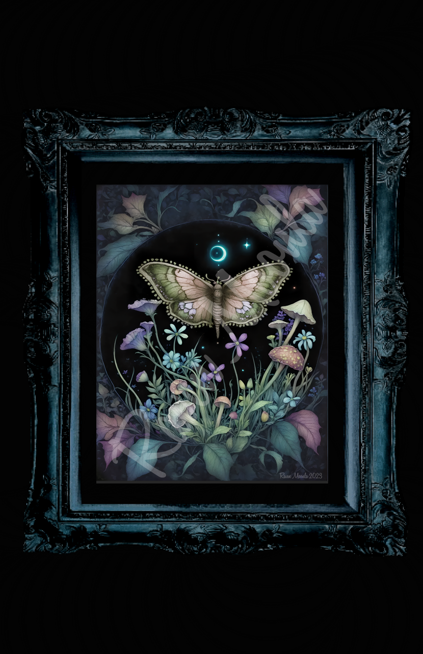 Art Print of Original Painting - Luna