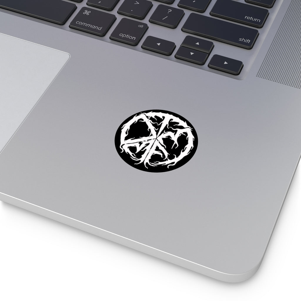 TMDMF Symbol Round Vinyl Stickers