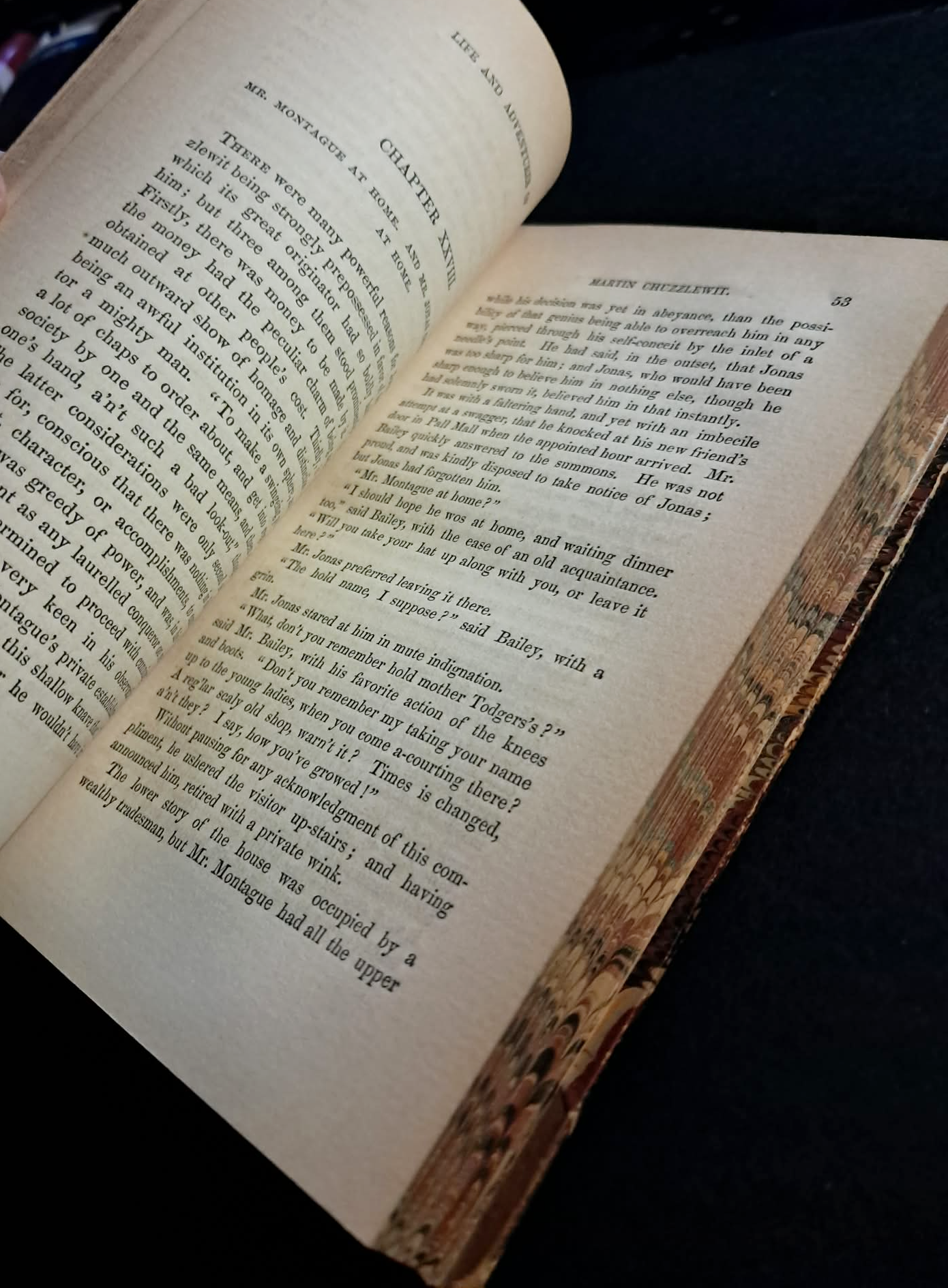 1862 Full 4 Volume Set Charles Dickens "Martin Chuzzlewit"