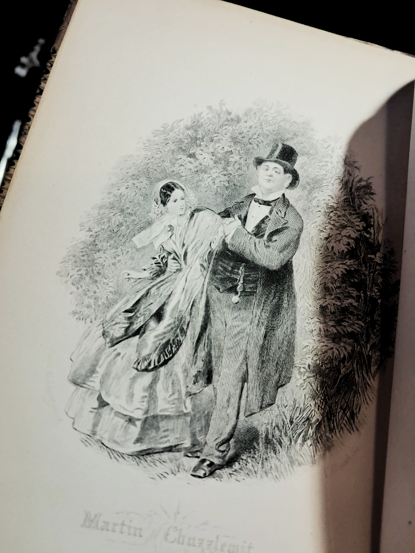 1862 Full 4 Volume Set Charles Dickens "Martin Chuzzlewit"
