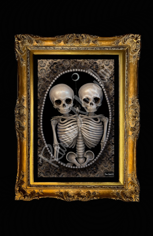 Art Print from Original Painting - Twins