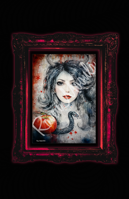 Glam Demon Art Print