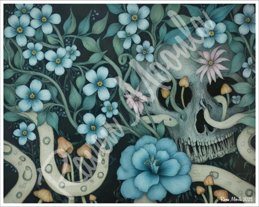 Art Print of Original Painting - Life From Death