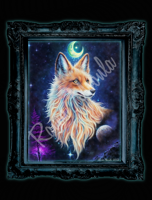 Art Print of Original Painting - Mystic Fox