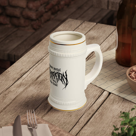 TMDMF Black Logo 22 oz Beer Stein Mug