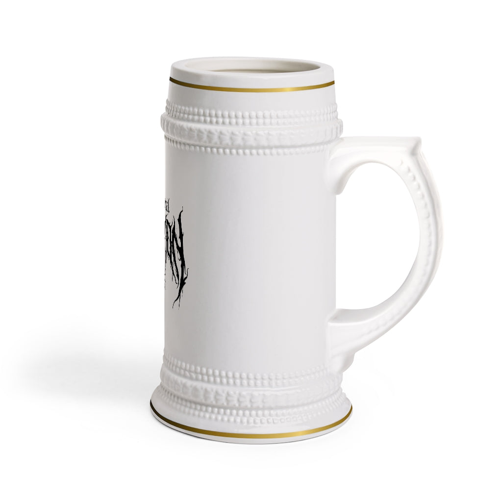 TMDMF Black Logo 22 oz Beer Stein Mug