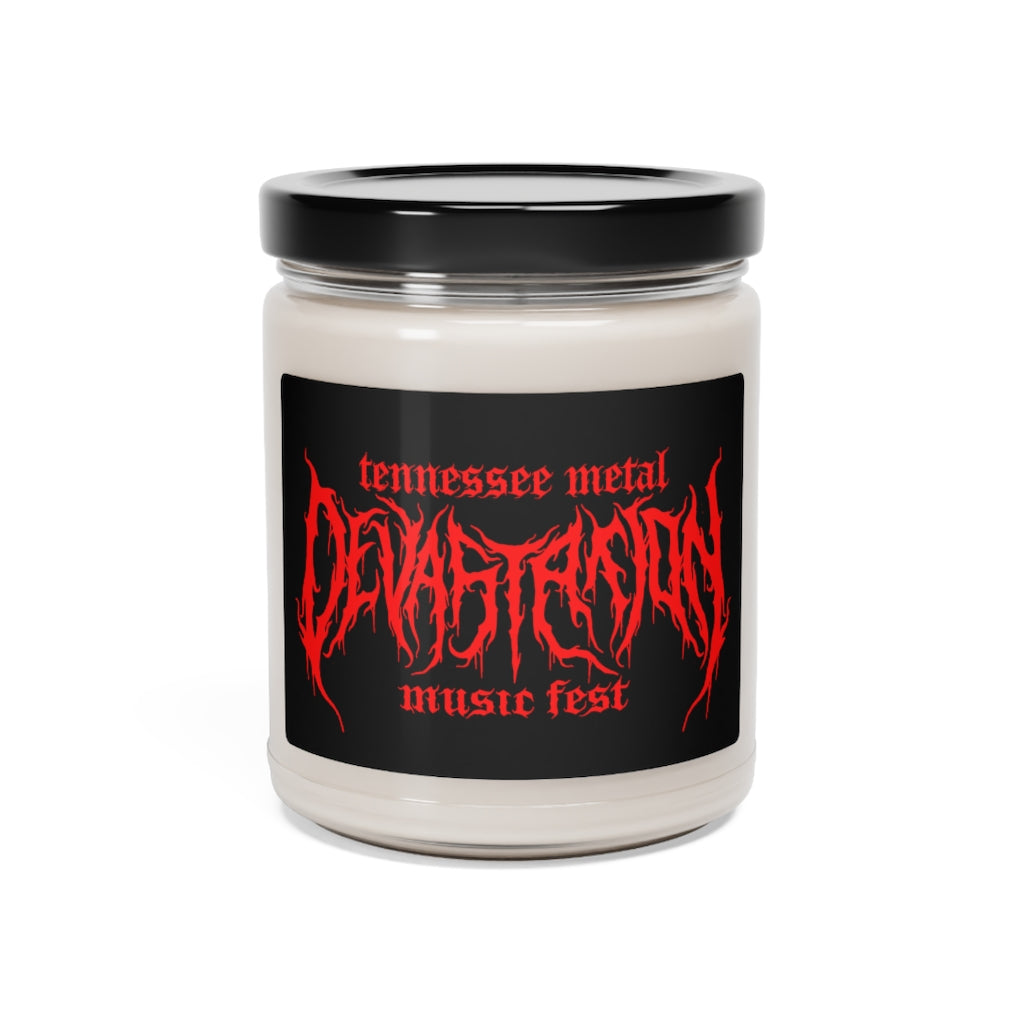 TMDMF Red Logo Scented Soy Candle, 9oz