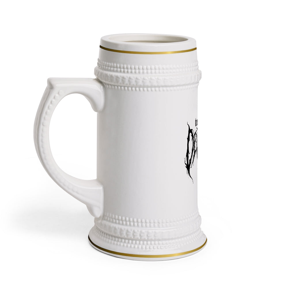 TMDMF Black Logo 22 oz Beer Stein Mug