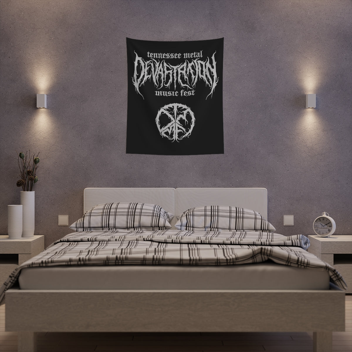 TMDMF Logo and Symbol Printed Wall Tapestry