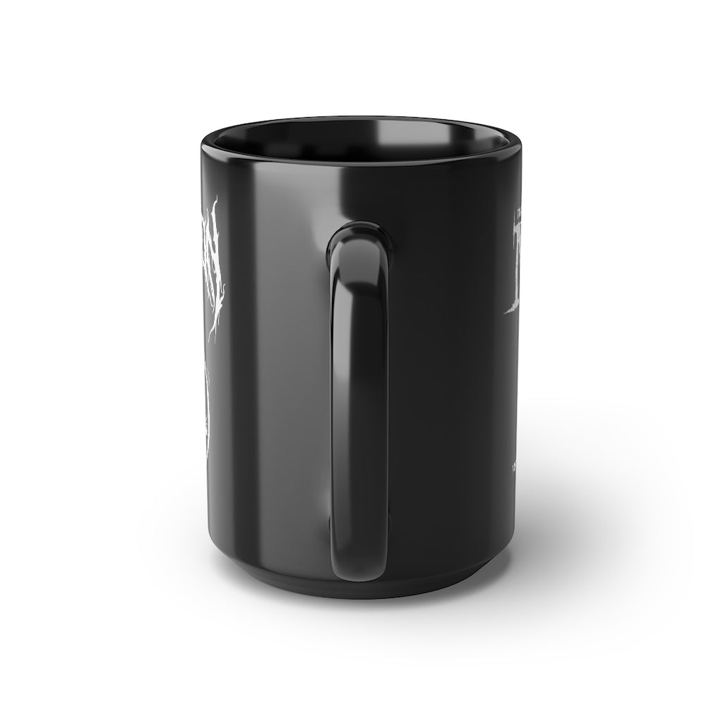 MDR Pentagram Logo Black Mug, 15oz