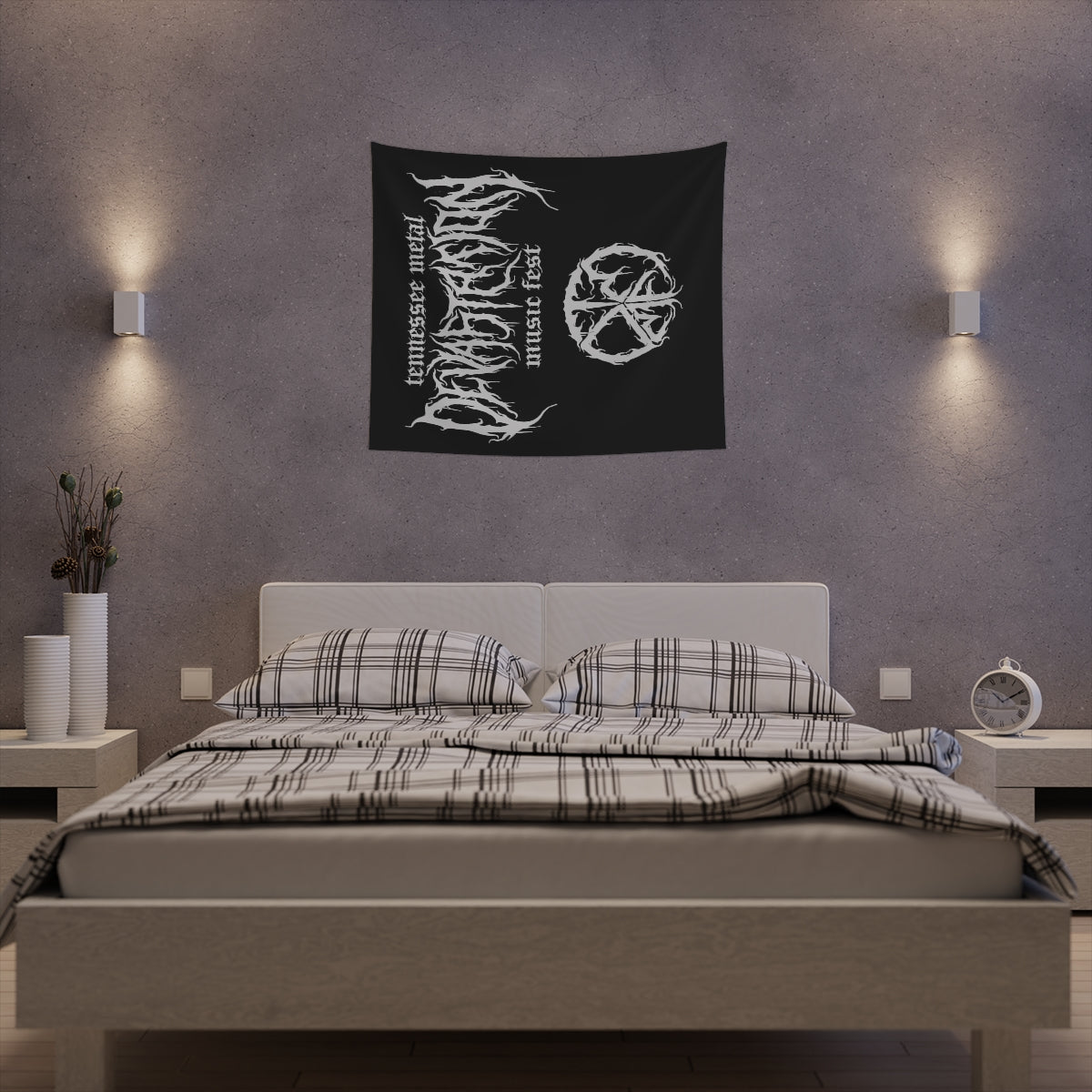 TMDMF Logo and Symbol Printed Wall Tapestry