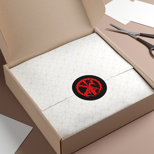 TMDMF Red Symbol Round Vinyl Stickers