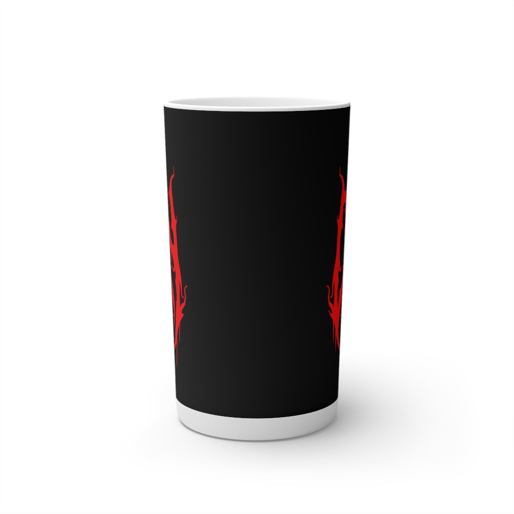 TMDMF Red Logo on Black Conical Coffee Mugs (3oz, 8oz, 12oz)