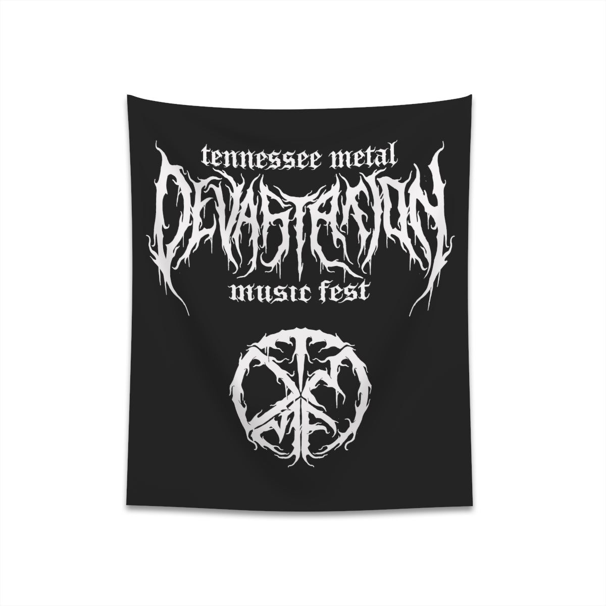 TMDMF Logo and Symbol Printed Wall Tapestry